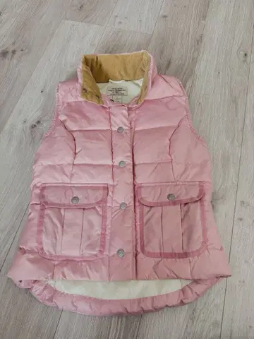 Polo Jeans Co. 핑크 다운 베스트 S 사이즈