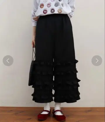 fig London 데코 팬츠 프릴 팬츠