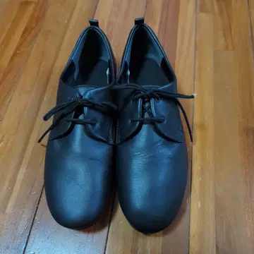 무인양품 레이스업 슈즈 가죽 24.5cm 블랙