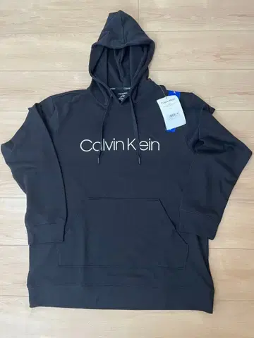 캘빈클라인 블랙 후드 맨투맨 L 미사용 새상품