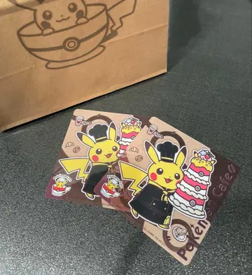 포켓몬 카페 클리어 코스터 2장 피카츄 포켓몬