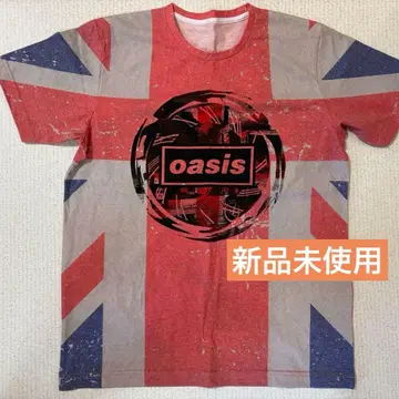 oasis 유니언 잭 티셔츠 L