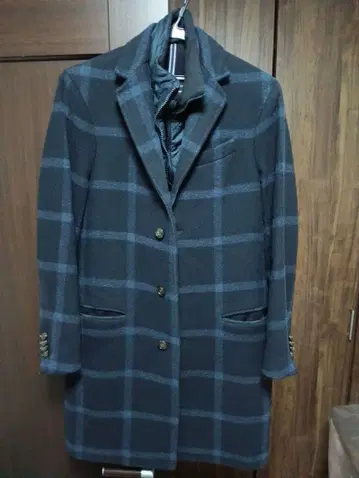 TOMMY HILFIGER 타미힐피거 체스터 코트 네이비 S 사이즈