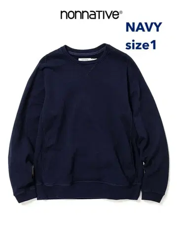 nonnative 논네이티브 크루넥 맨투맨