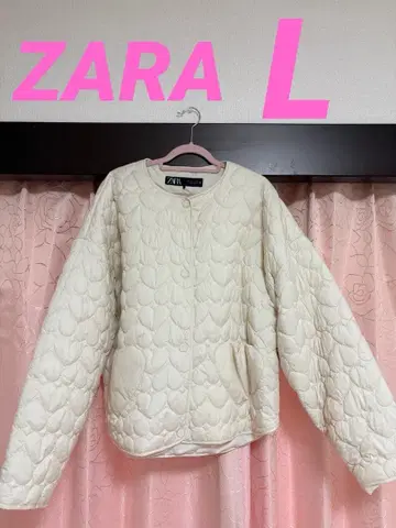 [ ZARA ] 하트 퀼팅 자켓