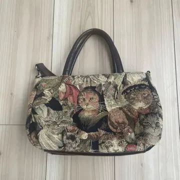 라비라비 Ravi Ravi 고양이 모나리자 고블랑 숄더백