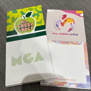 제일복권 Mrs. GREEN APPLE 메모장 2세트