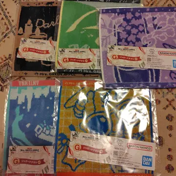 Mrs. GREEN APPLE 자카드 타월 5장 세트