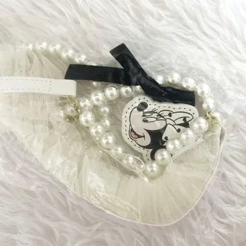 디즈니 스토어 두근두근 미니 프릴 펄 스트랩