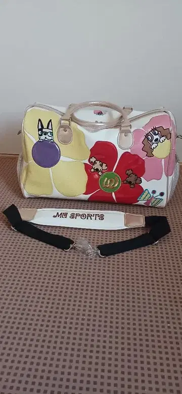 컬러풀 꽃무늬 보스턴 백