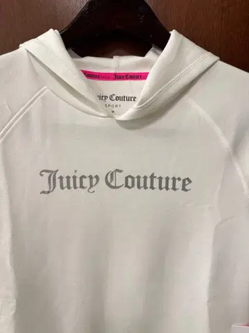 Juicy Couture 스포츠 후드티 화이트 새상품