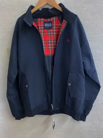 새상품!! POLO 네이비 자켓 체크 무늬 LL 사이즈