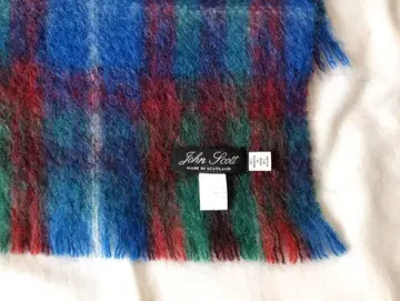 Scitland제 영국제 모헤어 대형 머플러 John Scott