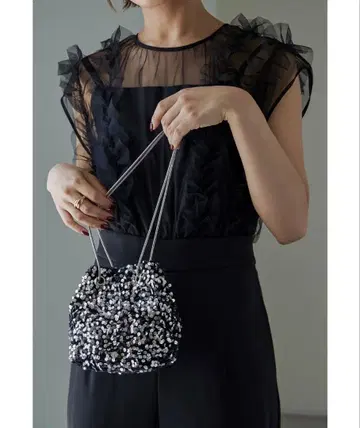 2way 스팽글 백 숄더 파티 백 포멀 결혼식