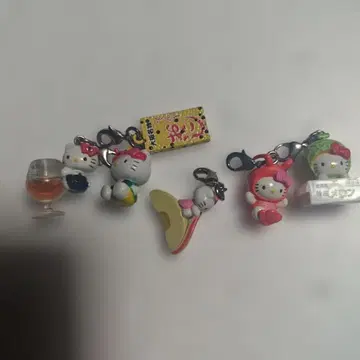 지역 한정 키티 키링 5개 세트
