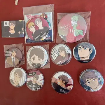 하이큐 이나리자키 미야 오사무 캔 배지 묶음 판매