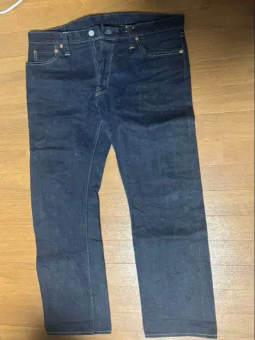 플랫 헤드 R.J.B 다크 블루 슬림 핏 데님