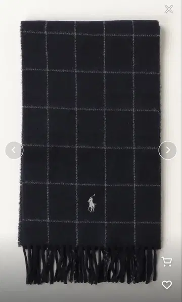 POLO 체크 머플러