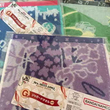 Mrs. GREEN APPLE 제일복권 G상 자카드 타월 3장 세트