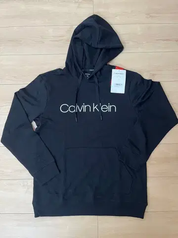 Calvin Klein 블랙 후드티 M 미사용 새상품 캘빈클라인