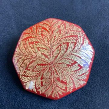 [ 18 ] 슈잔 작 금마키에 브로치 칠공예 빈티지