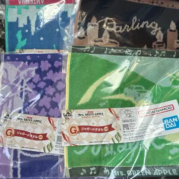 미세스 그린애플 제일복권 자카드 타월 4장 세트