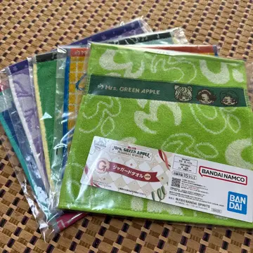 Mrs. GREEN APPLE 자카드 타월 5장 세트