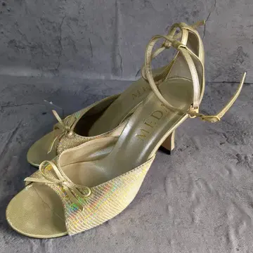 [ MEDA ] 메다 ( 23 ) 리본 앵클 스트랩 뮬