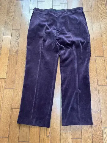 퍼플 코듀로이 슬랙스 W97