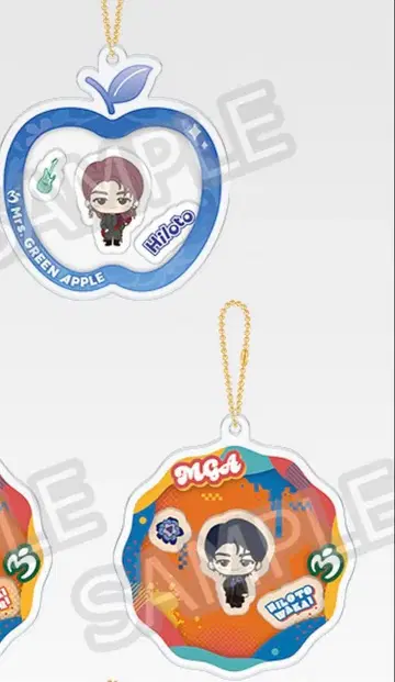 Mrs. GREEN APPLE 제일복권 바스락 아크릴 참 와카이