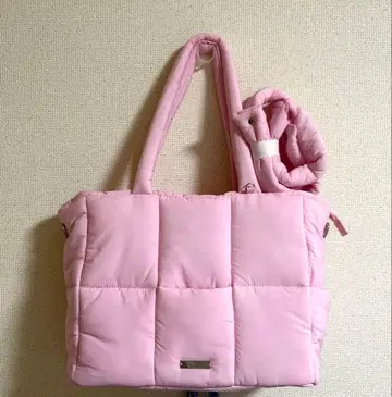 dazzlin [ 요시다 아카리 ] 마쉬멜로우 토트백 핑크