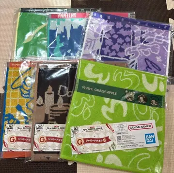 제일복권 Mrs. GREEN APPLE 자카드 타월 전 6종 컴프