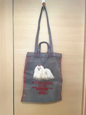 가격 인하 THE GROOMING CLUB 메쉬 토트백