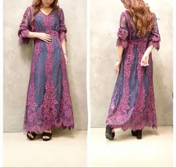 그레이스 콘티넨탈 코드 레이스 원피스