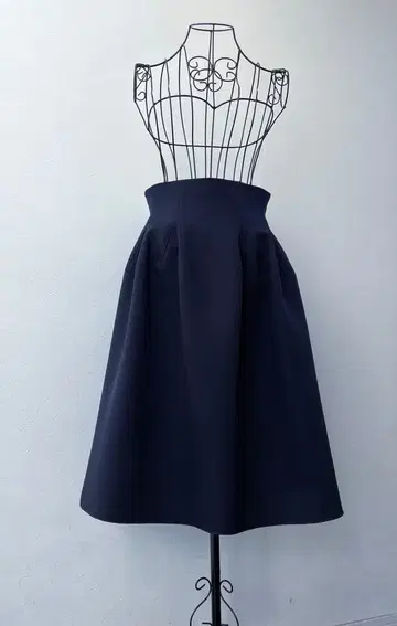 데이지린 하이힙 스커트 폭시 네이비 워셔블