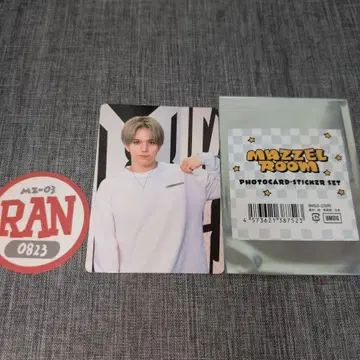 MAZZEL 런 포토 카드 스티커