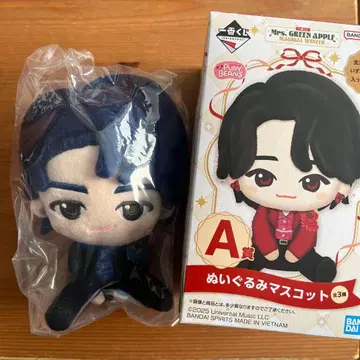 Mrs. GREEN APPLE 봉제 인형 마스코트 A상 제일복권