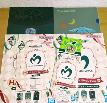 제일복권 Mrs. GREEN APPLE 클리어 파일 메모 레터 세트