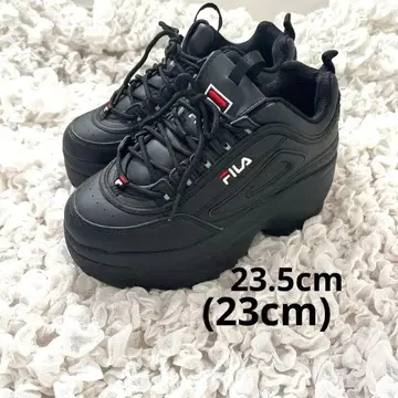 FILA 통굽 스니커즈 블랙 23.5cm