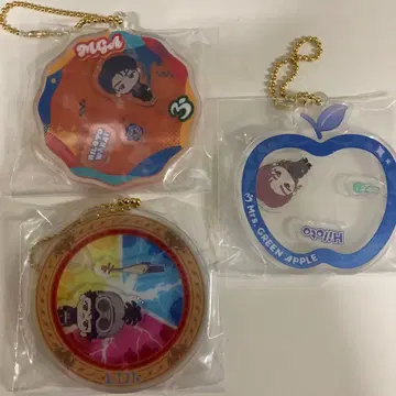 미세스 제일복권 E상 와카이 히로토 아크릴 참 3종 세트