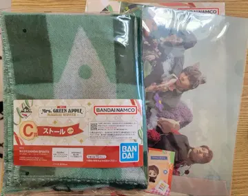 Mrs. GREEN APPLE 스톨과 클리어 파일 세트