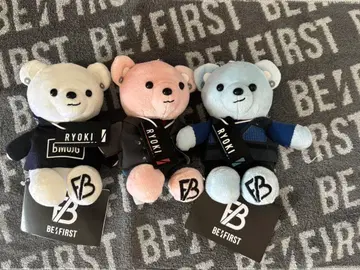 BE:FIRST 봉제 인형 RYOKI 료키 화이트 레드 블루
