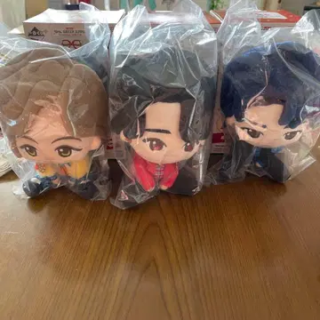 미세스 그린애플 제일복권 A상 마스코트 봉제 인형 3체 세트