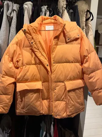 THE SHOP TK 오렌지 다운 자켓 M 정가 29700엔