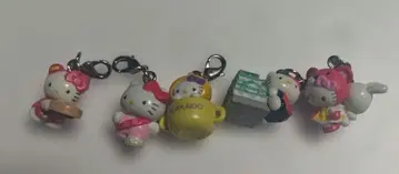 지역 한정 키티 키링 5개 세트