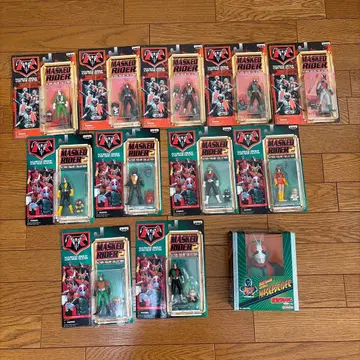 미개봉! MASKED RIDER 액션 피규어 11개 저금통 가면라이더