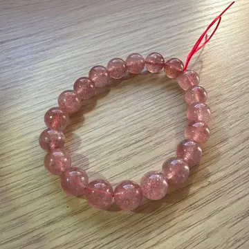 핑크 팔찌 스트로베리 쿼츠