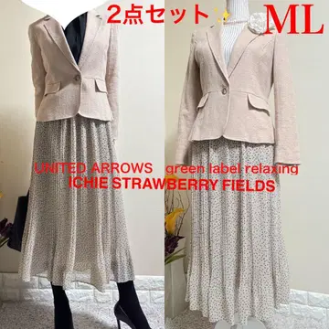 L 수트! 유나이티드 애로우즈 자켓 스트로베리 필드 스커트