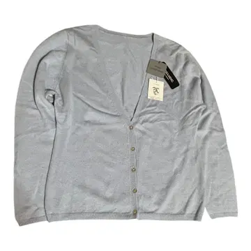 캐시미어 100% 라이트 블루 가디건 M