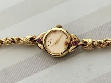 진품 세이코 SEIKO 1E20-0430 루비 2개 부착 작동 불능품